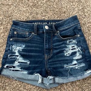 American Eagle ripped shorts
